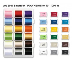 Madeira Smartbox Polyneon 40 Stickgarn 18 x 1000m